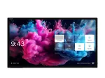 AVOCOR AVH-7520 H serijos 75 colių (190 cm) interaktyvus LED ekranas, 4K UHD 3840x2160, 400 cd/m&sup2;, sujungtas stiklas, 4x HDMI, DisplayPort, USB-C 100 W
