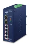 PLANET IGS-624HPT tinklo jungiklis nevaldomas Gigabit Ethernet (10/100/1000) Power over Ethernet (PoE) Mėlynas