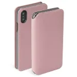 Folio dėklas Krusell Pixbo 4 Card SlimWallet, rožinis, iPhone XS Max