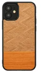 Dėklas Man and Wood iPhone 12 mini, silkė arancia juoda