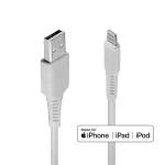 Lindy 0,5 m USB į Lightning laidas, baltas