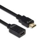 HDMI ilginimo laidas MediaRange MRCS256, HDMI 2.0, 18 Gbit/s, ARC, HDMI A tipo ki&scaron;tukas į lizdą, 2 m, juodas