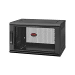 APC NetShelter WX AR106SH4 sieninis 6U 19 colių jungiamasis kabinetas, 400 mm gylis, surinktas