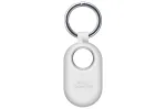 Samsung EF-PT560CWEGWW silikoninis dėklas Galaxy SmartTag2 su karabino žiedu, baltas