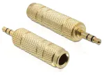 Pridėtinis adapteris DeLOCK 65360 3,5 mm lizdas &ndash; 6,35 mm ki&scaron;tukas, auksuoti kontaktai