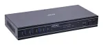 InLine 57885G InLine KVM perjungiklis, 2 kanalų, HDMI ir DP, dviejų monitorių, 4K60Hz, USB &scaron;akotuvas, juodas