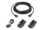 ATEN 2L-7D03UHX4 USB HDMI Secure KVM kabelių rinkinys, 3 m