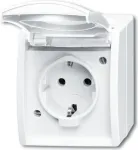 Busch Jaeger 2083-0-0831 Ki&scaron;tukinis lizdas CEE 7/3 baltas
