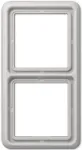 JUNG CD 582 LG - Grau - Duroplast - Schraubenlos - JUNG - 81 mm - 152 mm