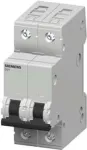 Siemens 5SY4202-7 miniatiūrinis automatinis jungiklis 2A 2 polių C charakteristika