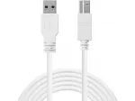Sandberg USB 3.0 A-B kabelis 1,8 m, USB A, USB B, USB 3.2 Gen 1, 5 Gbit/s, baltas