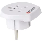 SKROSS Country Travel Adapter India-Israel-Denmark į Europą - Adapteris maitinimo jungčiai - K, D, H (W) tipai