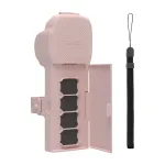 Sunnylife apsauginis dėklas su dirželiu ir rai&scaron;teliu Osmo Pocket 3 (rožinis)