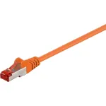 Wentronic Goobay CAT 6 jungiamasis laidas, S/FTP (PiMF), oranžinis, 10 m - LSZH halogenų neturintis, varinis (93469)