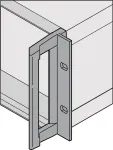 SCHROFF RATIOPAC PRO 19BRACKET W.HANDLE 4U - Rack-Aksesuaras (24572702)