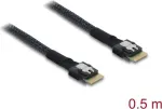 DELOCK PCIe 4.0 plonas SAS SFF-8654 4i kabelis 0,5 m