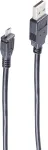 USB laidas ShiverPeaks BS14-11045, USB A &ndash; Micro-USB B, 3 m, juodas