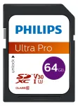 Philips 64 GB SDXC UHS-I Class 10 FM64SD65B atminties kortelė
