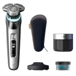 Philips i9000 Prestige XP9204/30 elektrinis skustuvas &scaron;lapiam ir sausam skutimuisi su SkinIQ