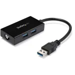 USB 3.0 į Gigabit Ethernet adapteris su dviem USB 3.0 prievadais, 30 cm kabelis, StarTech.com