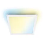Signify WiZ Panel Ceiling 12 W Square protingas lubinis LED &scaron;viestuvas, 12W, Wi-Fi, 300&times;300&times;42 mm, baltas