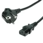 Bachmann 351.167 - 0,5 m - Netzstecker Typ F - C13-Koppler - 250 V - 10 A - Schwarz