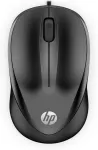 HP Wired Mouse 1000, ambidekstrinė, USB Type-A, 1200 DPI, juoda