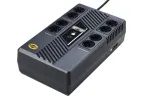 ORVALDI UPS AM-1000LCD USB Line-Interactive 1000VA 600W 8x Schuko Outlets LCD Display