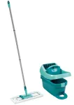 Leifheit grindų valymo rinkinys su kibirėliu Professional XL Green 55096