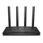 TP-Link Archer AX1500 Wi-Fi 6 mar&scaron;rutizatorius, dviejų juostų (2,4 GHz / 5 GHz), Ethernet LAN, juodas, stalinis