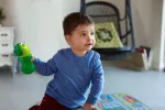Philips Avent SCF798/01 gertuvė su &scaron;iaudeliu 300 ml, žalia, berniukams