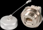 EFB Elektronik IP67 Flush-mounted Socket M25 RJ45 Cat.6A E-20070, skirta Cat.5/6/7 kabeliams