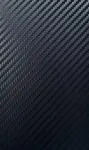 Evelatus Universal High Quality Carbon Fiber Film for Screen Cutter Black
