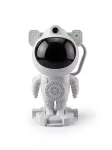 iLike Astronaut Smart LED lempa su Bluetooth garsiakalbiu, RGB naktine &scaron;viesa, nuotolinio valdymo pulteliu, 360&deg; besisukančia galvute, balta