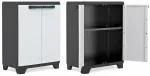 KETER LINEAR CABINET LOW 68x39x90cm Black/Grey