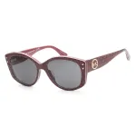 Michael Kors moteri&scaron;ki akiniai nuo saulės MK2175U392387 tamsaus vėžlio atspalvio acetato kvadratiniu rėmeliu, rudi gradientiniai lę&scaron;iai 54/14/140 mm