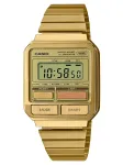 CASIO A120WEG-9AEF Moteri&scaron;kas Retro Skaitmeninis Laikrodis, 33,5 mm, Auksinis