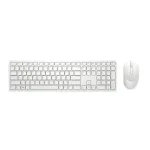 Belaidis klaviatūros ir pelės rinkinys Dell KM5221W Pro, baltas, 2.4 GHz