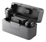Belaidis mikrofonų rinkinys DJI Mic Mini (2 TX + 1 RX + Įkrovimo dėklas) &ndash; Tamsiai pilka