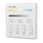 Miboxer B2 LED nuotolinio valdymo i&scaron;manioji panelė dvigubai balta (CCT) 4 zonų