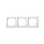MERTEN 3-Gang Frame Cover Polar White 22.3 x 8,1 cm
