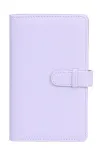LOVEINSTANT fotoalbumas 108 nuotraukoms, suderinamas su Fujifilm Instax Mini 12, 11, 40, 9, 8, 7, Evo, Liplay, Link - violetinis
