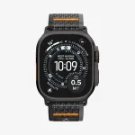 Spigen Athlex Air 2 Apple Watch Dirželis 44/45/46/49 mm Active Black/Orange