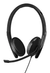EPOS SENNHEISER ADAPT 165 USB II Wired Headset, USB-A + 3.5mm, On-Ear, Black
