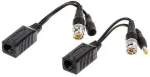 DELTA TR-1RJ-HD Pasyvus vaizdo balunų rinkinys (2 vnt.) &ndash; 8MP 4K HD-CVI/HD-TVI/AHD/CVBS, BNC į RJ45, juoda