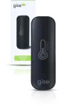 GISE Smart Temperature and Humidity Sensor Wi-Fi Black | Tuya | GTHS-WF-01-B