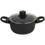 Puodas BALLARINI 75002-921-0 apvalus juodas aliuminis 24 cm
