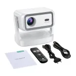 BlitzWolf BW-V12 Full HD (1080p) i&scaron;manusis projektorius, Google TV, Wi-Fi 6, Bluetooth 5.2, DI automatinis židinio nustatymas