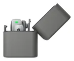 DJI Mic Mini 2S belaidė mikrofonų sistema (2 siųstuvai + 1 imtuvas + įkrovimo dėklas)