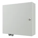 EFB Mini sieninis korpusas 5 moduliams 290x320x88 mm, &scaron;viesiai pilkas (RAL 7035), IP30, su užraktu